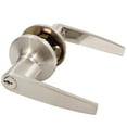 thumbnail image 2 of Tucson Door Lever, Entry Latch, KW Keyway, Satin Nickel by Stone Harbor Hardware, 2 of 4