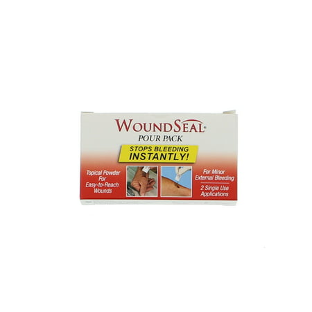 First Aid Only 90358 WoundSeal Blood Clot Powder, Pour Packs,