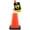 Reflective, variant on BOEN 36 in Orange Non-Reflective Traffic Cone, 10 lb Work Zone Safety, 1 Pack