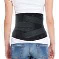 thumbnail image 2 of Faja lumbar ORTONYX con almohadilla de soporte lumbar - Cinturón lumbosacro de grado médico para hombres y mujeres - Con almohadilla lumbar, alivia el dolor lumbar, hernia discal, ciática y enfermedad, 2 of 5