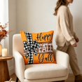 thumbnail image 7 of PiGOGI Thanksgiving Pillow Covers Pumpkin Maple Leaf Print Throw Pillow Cases Fall Cushion Covers Soft Home Decor for Sofa Bedroom, 7 of 7