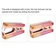 thumbnail image 5 of Uxcell Stapler Puller Acrylic Body Metal Jaw Office Home Staple Removers, Colored 2 Pack, 5 of 6