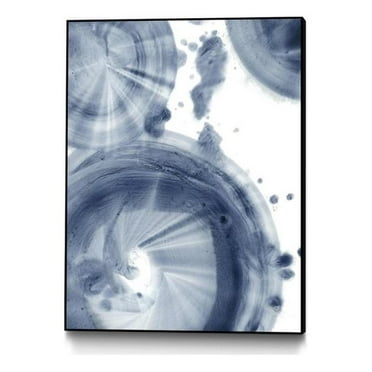 Giant Art Canvas  24x32 Quasars III Framed in Multi-Color