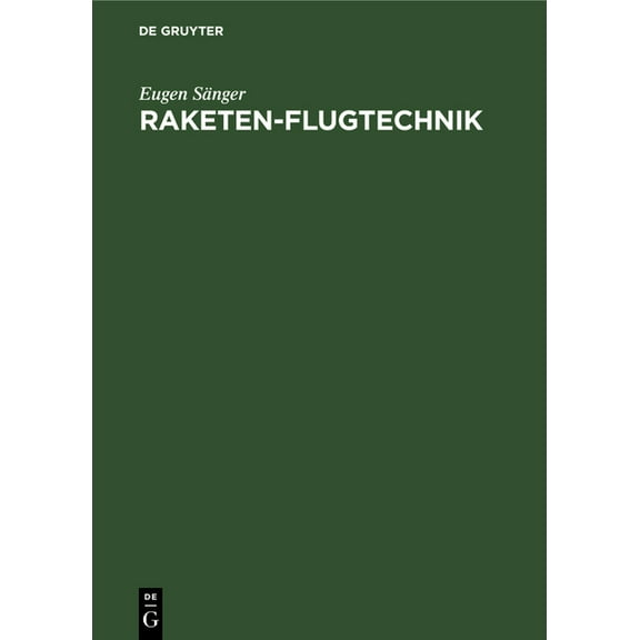 Raketen-Flugtechnik, (Hardcover)