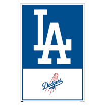 MLB Los Angeles Dodgers - Logo 22 Wall Poster, 22.375" x 34" Framed