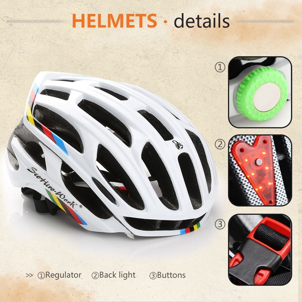 rear light for bike helmet