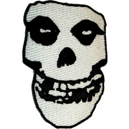 Crimson Embroidery - The Misfits - Crimson Ghost Skull 2 1/8