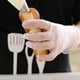 thumbnail image 4 of Kit de 10 tubos de cannoli de gran tamaño de acero inoxidable con forma de cuerno antiadherente para hornear croissants, 4 of 8