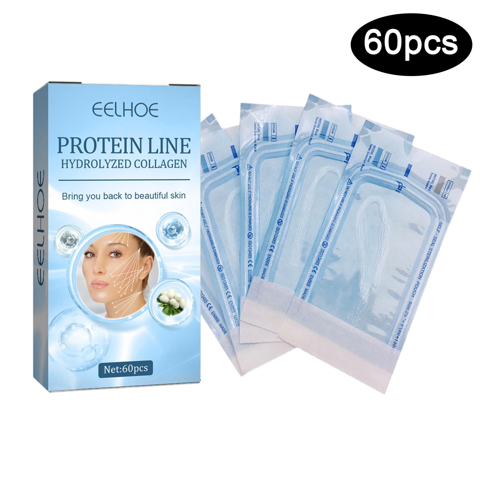 Collagen Lifting Line 60pcs For Facial Filling Lifting Firming Light Wrinkle Revitalizing Facial Treatment Y7F3