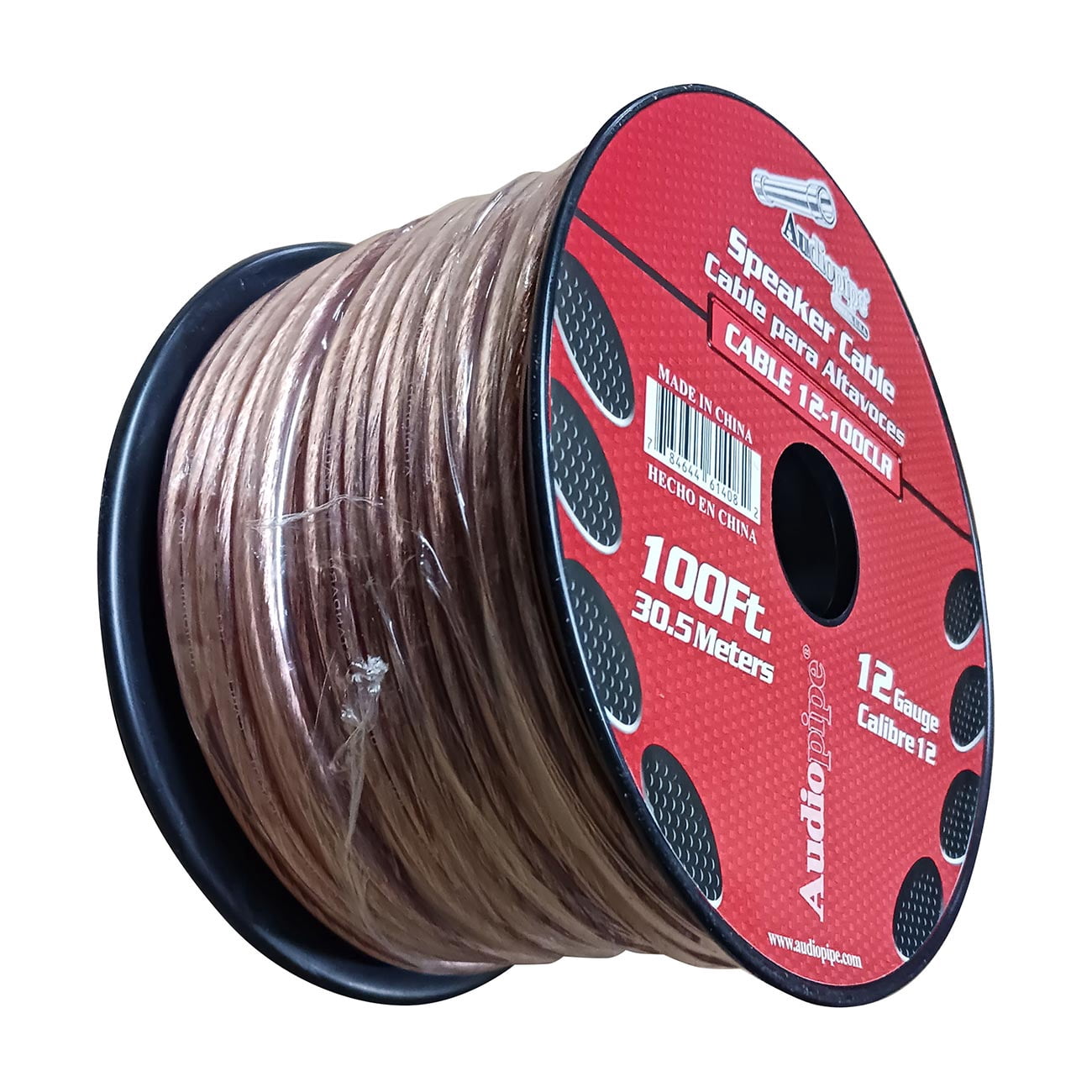 CABLE12100 Audiopipe 100 12/2 Gauge Speaker Wire