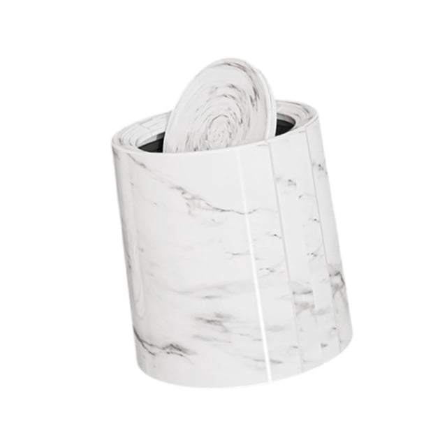 Cubo de basura, contenedor de basura, tapa abatible, contenedor de basura, papelera redonda para baño, tocador, lavadero, dormitorio M