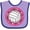 Lavender and Purple, variant on Inktastic Volleyball Girl Girls Baby Bib