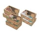 thumbnail image 1 of Cajas de regalo de Navidad con ventana transparente Suministros para fiestas Envoltura de regalos Cajas de regalo de Navidad para dulces 6 juegos Macarena cajas de panadería, 1 of 8