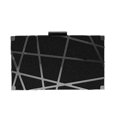 thumbnail image 4 of Sac de Soirée pour Femmes Mode Paillettes Fête Mariage Souper Pochettes (Noir), 4 of 8