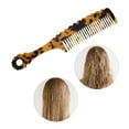 thumbnail image 5 of Unique Bargains 1 Pc Handle Wavy Hair Comb Brown Acetate Sheet, 5 of 5