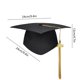 thumbnail image 3 of Gorro de graduación con borla para 2026 | Sombrero de licenciatura para adultos y niños | Birrete académico ajustable para ceremonias, fiestas y fotos, 3 of 6