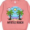 thumbnail image 3 of Inktastic Summer Vacation in Myrtle Beach Toddler Sweatshirt, 3 of 4