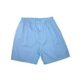 thumbnail image 3 of Size 2X Big and Tall Short Sleeve Short Leg Pajama Set, Blue, 3 of 5