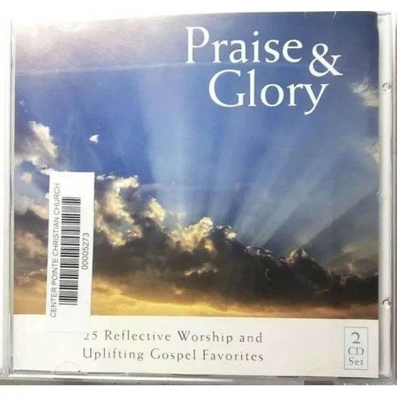 Praise & Glory: 25 Reflective Worship and Uplifting Gospel Favorites - Music CD - Sold by gmusic