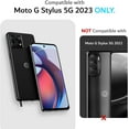 thumbnail image 2 of TUDIA MergeGrip Motorola Moto G Stylus 5G 2023 Case Dual Layer Heavy Duty - Matte Black, 2 of 7