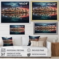 thumbnail image 4 of Designart "Scenic Spot in Beautiful Dallas Cityscape II" Dallas Floater Framed Wall Art Living Room, 4 of 7