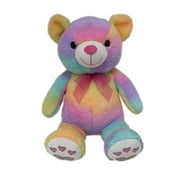 WAY TO CELEBRATE! 15.5" Orange Tie Dye Bear Plush Toy