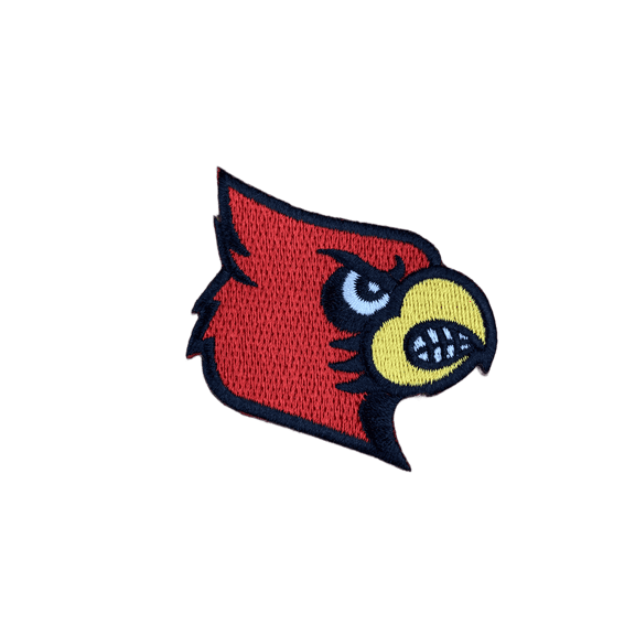 Louisville Cardinals Embroidered Iron-On Patch