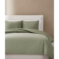 thumbnail image 4 of Brooklyn Loom Woven Texture Green Twin/Twin XL 2 Piece Comforter Set, Solid Color Themed, Oeko-TEX Certified Confidence, 4 of 9