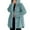 Light Blue, variant on XFLWAM Women's Fuzzy Sherpa Fleece Jacket Coat Button Down Open Front Cardigan Jacket with Hood Y2K Side Split Warm Winter Coats Beige M