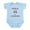 Sky Blue, variant on CafePress - Lacrosse HOLA Laxchachos Body Suit - Baby Light Bodysuit, Size Newborn - 24 Months