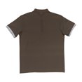 thumbnail image 5 of DDAPJ pyju Henley Shirts for Men Short Sleeve 3 Button T Shirt Slim Fit Casual Business Work Shirts Contrast Collar Pocket Tees Lightning Sales of The Day Brown XL, 5 of 8