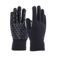 thumbnail image 2 of LAVA Winter Knit Gloves for Men Women Touchscreen Cold Weather Thermal Warm Texting Glove for Running Driving Hiking Black, 2 of 10