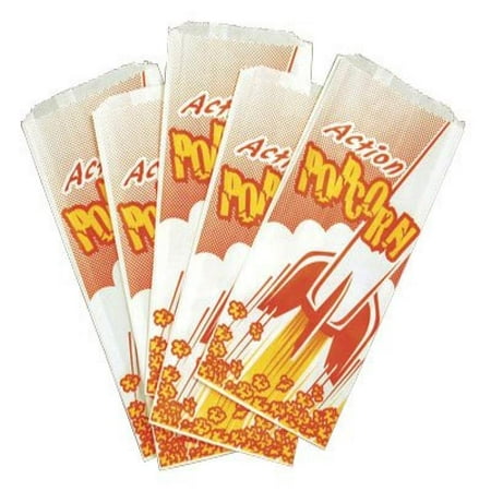 Great Western Popcorn Bags 8-IN 1 OZ (1000/BX) #11011