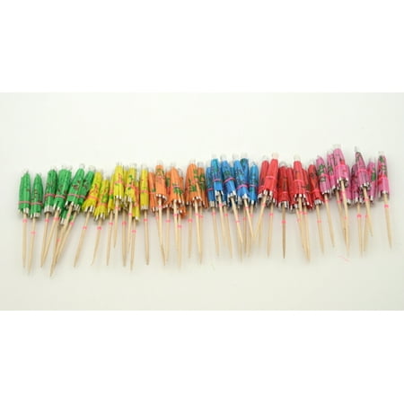 Way to Celebrate Novelty, Umbrella party picks, 48-Pack