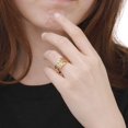 thumbnail image 2 of GFDYREE Triskele Trinity Celtic Knot Rings Stainless Steel Band for Women, 2 of 7
