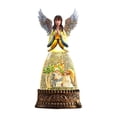 thumbnail image 3 of jifeng Christmas Snow Globe Music Box Angel Ornament Night Lamp Tabletop Statue Musical Style B, 3 of 9
