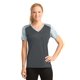 thumbnail image 1 of CAMISETA SPORT-TEK CamoHex Colorblock con cuello en V para mujer F20 deporte-tek  LST371, 1 of 1