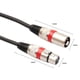 thumbnail image 2 of 10 Uds Cable de escenario 59 pies 3 pines DMX Cables conector XLR Cable de alambre para luz de escenario, 2 of 5
