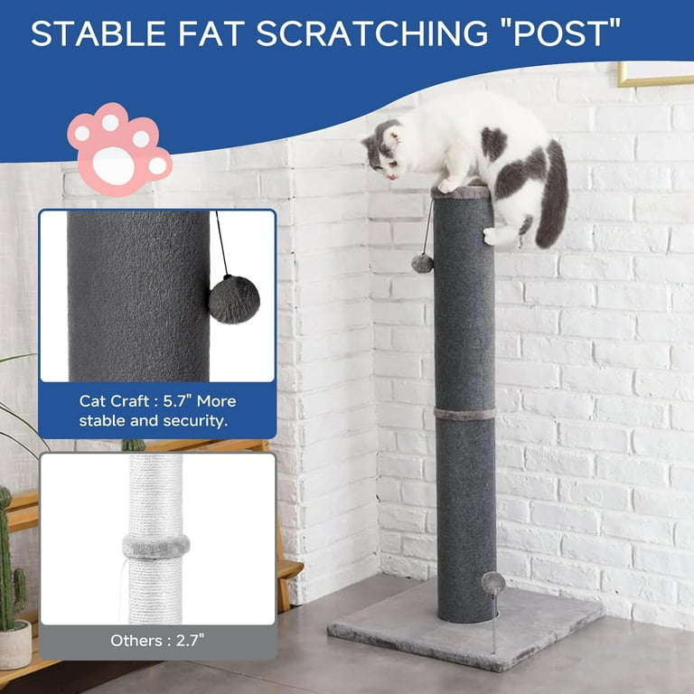 good scratching posts for cats 20" Cat Scratching Post  PAWBEE STORE