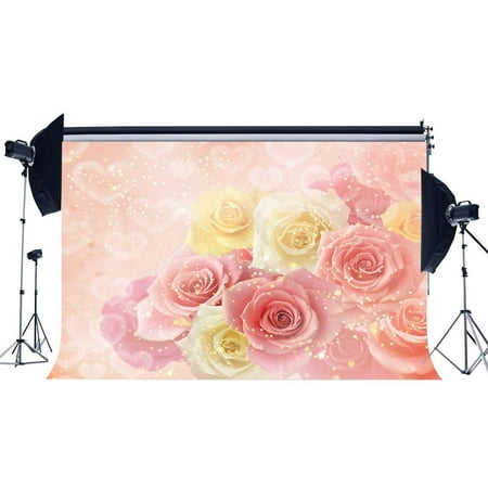 Abphoto Polyester 7x5ft Wedding Ceremony Backdrop Baby Shower