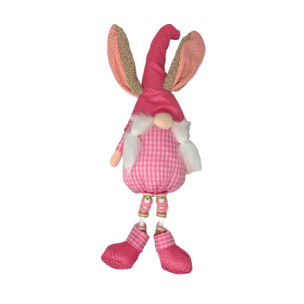 Northeast Home Goods Cotton Wood Sitting Nordic Easter Bunny Gnome