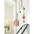 thumbnail image 4 of Amerock Alder Transitional Double Prong Oil-Rubbed Bronze Wall Hook, 4 of 9