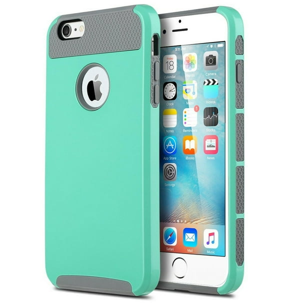 iPhone 6 Plus Phone Case, 2Piece Style Hybrid Shockproof Hard Case