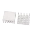 thumbnail image 2 of 4Pcs 25mm x 25mm x 10mm Aluminum Heatsink Heat Diffuse Cooling Fin Silver Tone, 2 of 2