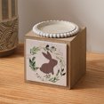 thumbnail image 5 of RKSTN Wooden Candle Holders Wooden Candle Holders Easter Decoration Tabletop Decorative Ornament Tabletop Arrangement Practical Textured Candle Holders, 5 of 5