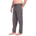 thumbnail image 2 of Place and Street Pajama PJ Pants for Men - 100% Cotton Lightweight Woven Lounge Sleepwear, 2 of 4