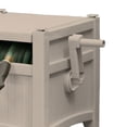 thumbnail image 2 of Suncast CPLPHH100D Hideaway 100' Resin Garden Hose Reel for 5/8" Hoses, Taupe, 2 of 5