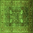 thumbnail image 1 of Ahgly Company Indoor Square Oriental Green Industrial Area Rugs, 6' Square, 1 of 4