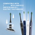 thumbnail image 2 of Toothbrush Heads iOearry 7am2m AM101/AM105 10 Pack Black, 2 of 7