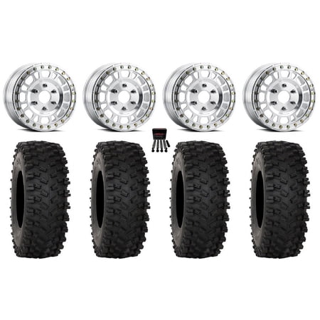 Method 412 Beadlock 15 Wheels Machined 32 ATX470 Tires Can-Am Maverick R